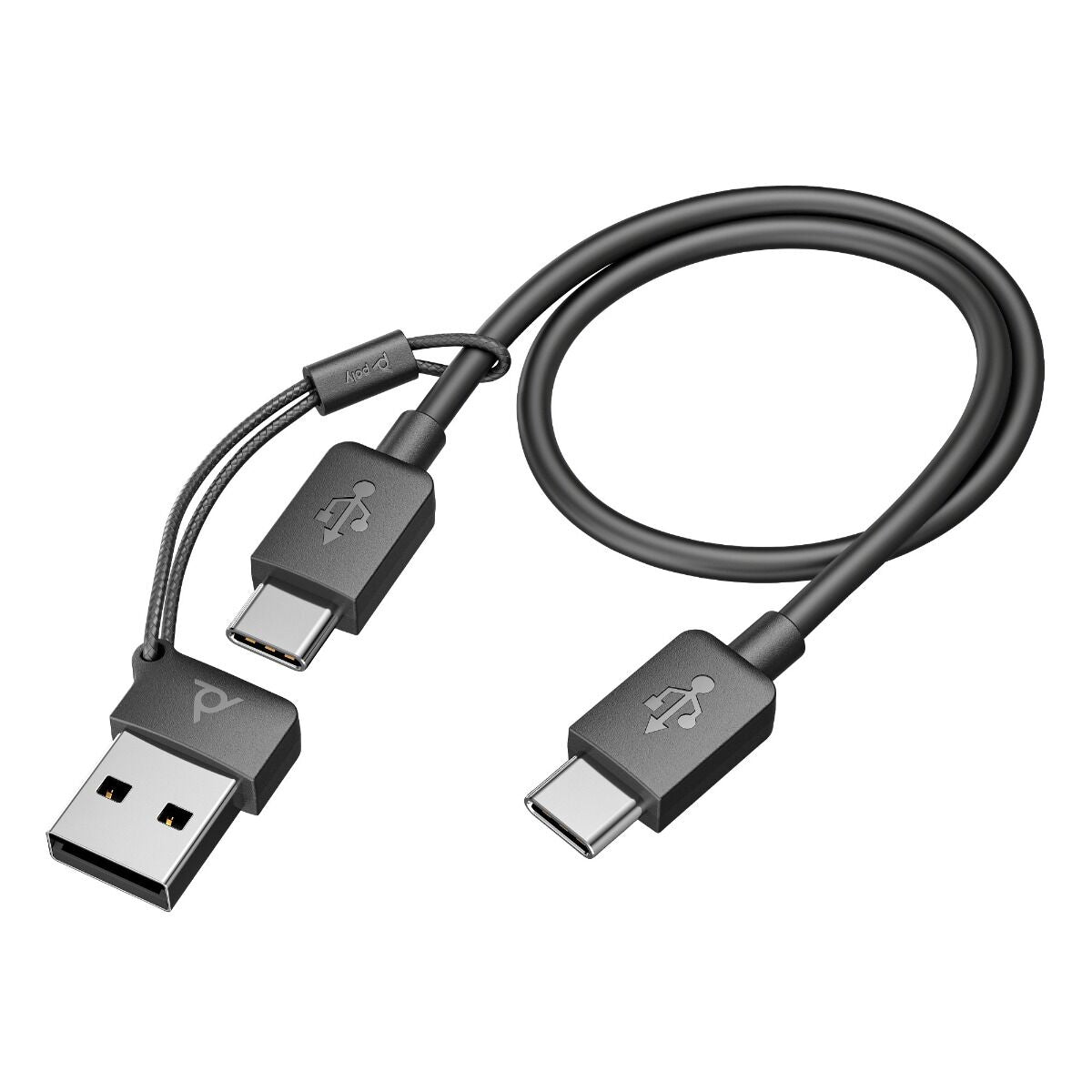 Poly Voyager Focus 2 UC Bluetooth USB-A/C Headset Cable